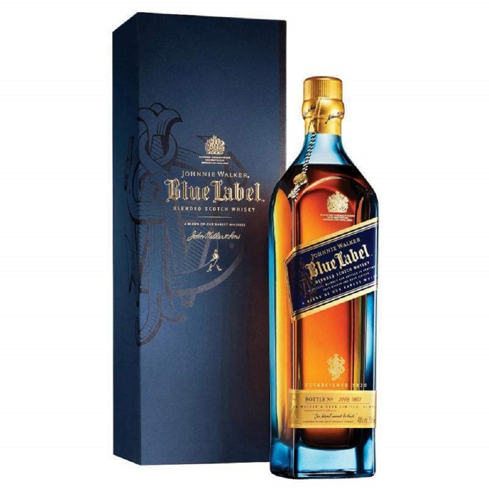 Johnnie Walker Blue Label, შერეული სკოტჩი, 25-წლიანი, 750 მლ.