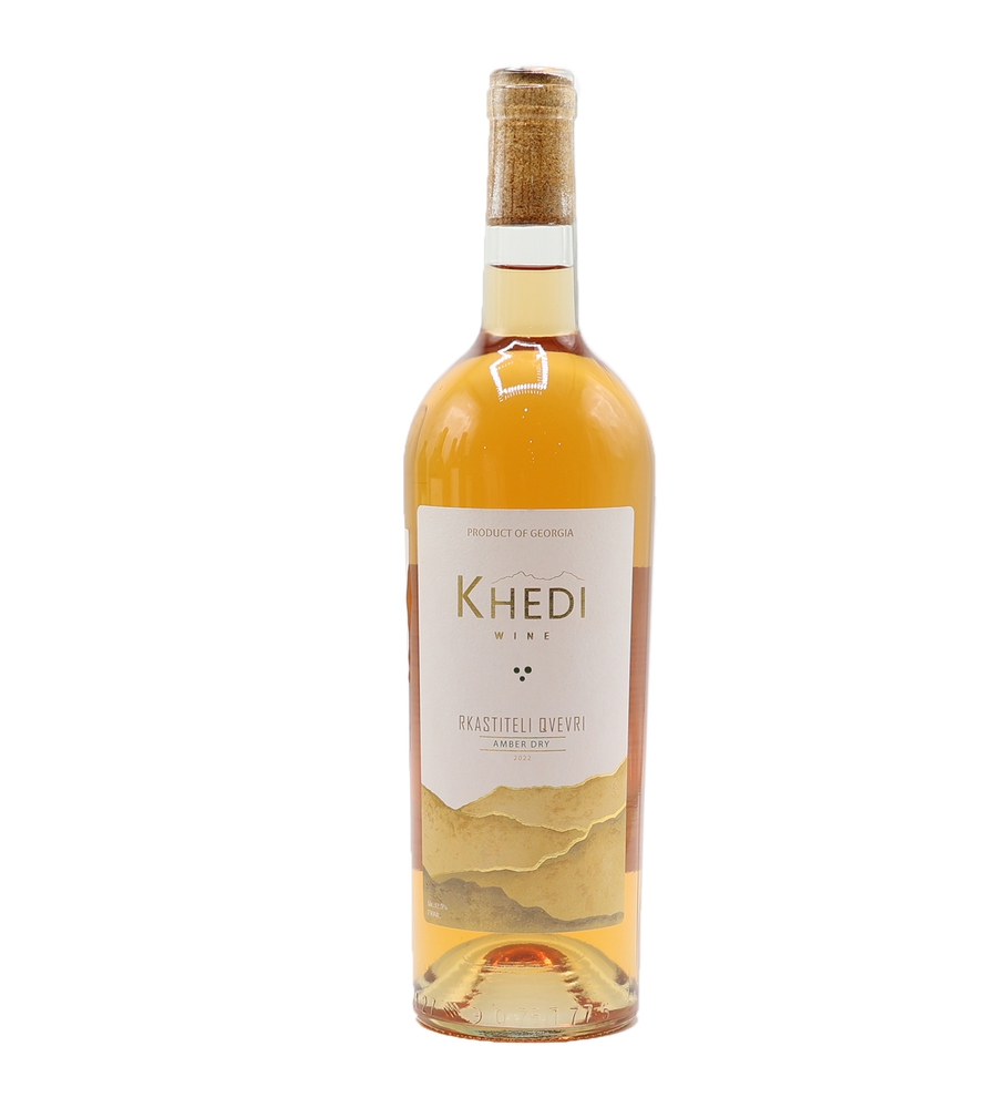 Khedi Wine, რქაწითელი, ქარვისფერი მშრალი ღვინო, 2022 წ.