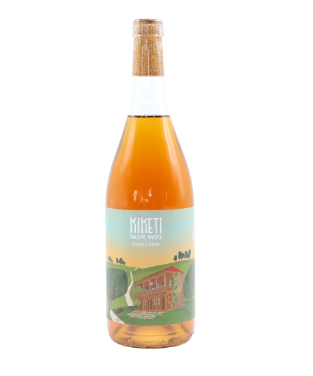 Kiketi Farm Wine, კრახუნა, ქვევრი, თეთრი მშრალი ღვინო, 2021წ.