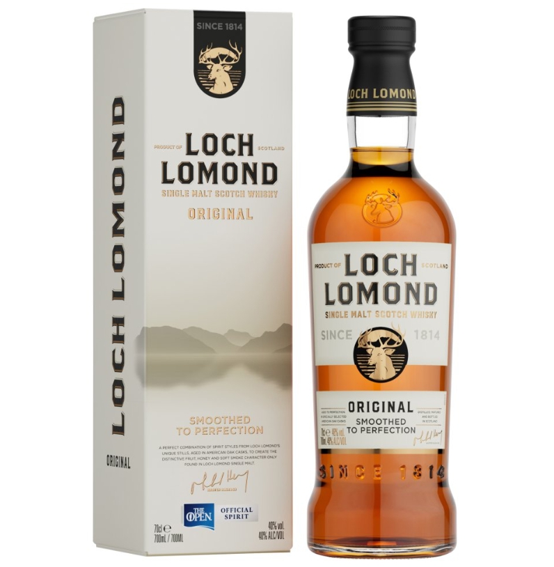 Loch Lomond, Original, ერთალაოიანი სკოტჩი, 6-წლიანი, 700 მლ, სასაჩუქრე შეფუთვა.