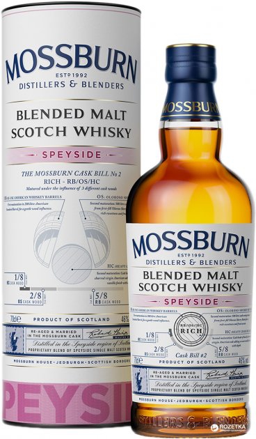 Mossburn, Cask 2, შერეული სკოტჩი, 700 მლ.