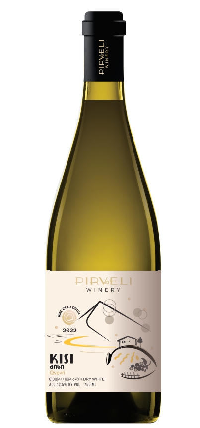 Pirveli Winery, ქისი, თეთრი მშრალი ღვინო, 2022 წ.