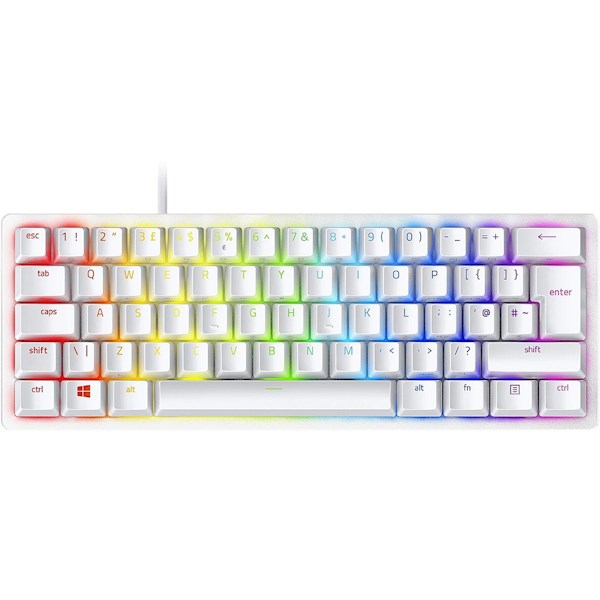 Razer Huntsman Mini Mercury Red Switch Gaming Keyboard White