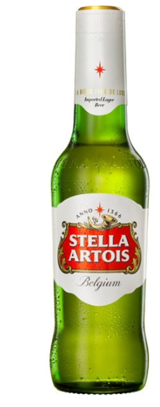 Stella Artois, პილსნერი, გაფილტრული ლუდი, 330 მლ.