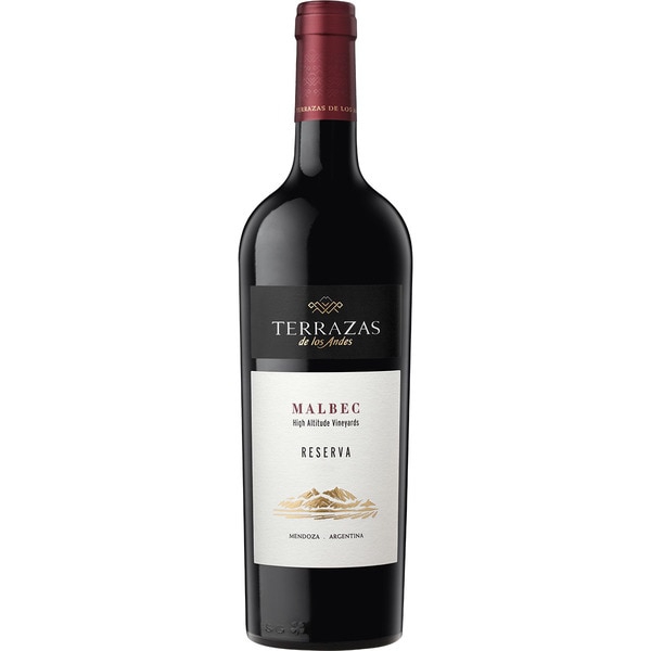 Terrazas de los andes, Malbec,  წითელი მშრალი ღვინო, 2018 წ.