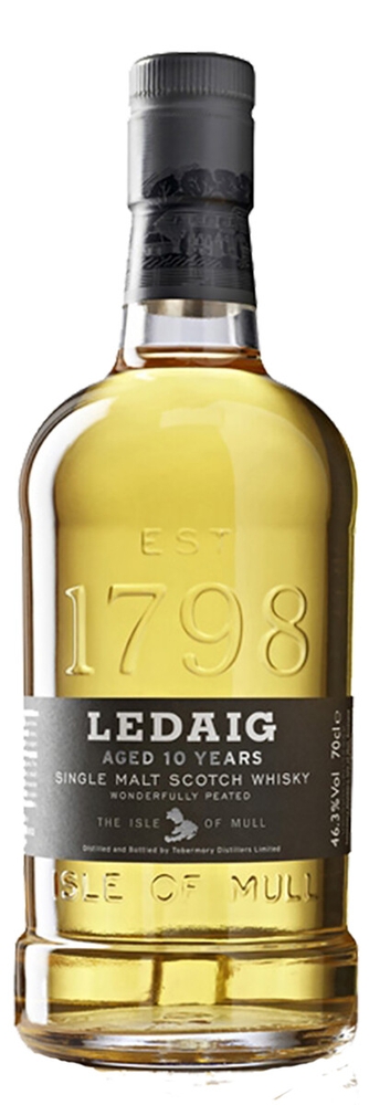 Tobermory Ledaig, ერთალაოიანი სკოტჩი, 10-წლიანი, 700 მლ.