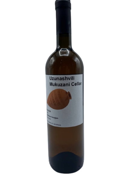 Uzunashvili Mukuzani Cellar, ქისი ქვევრი, თეთრი მშრალი ღვინო, 2020 წ.