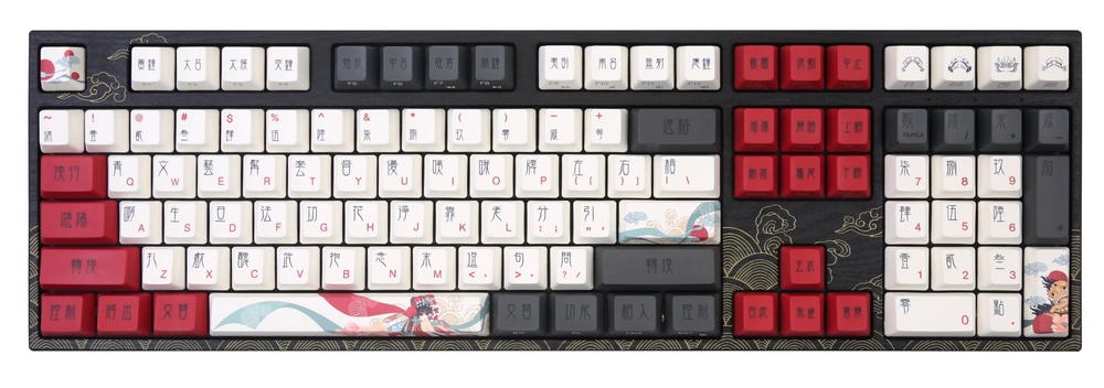 Varmilo MA108M V2 Peking Opera Ivy Keyboard Cyrillic Black