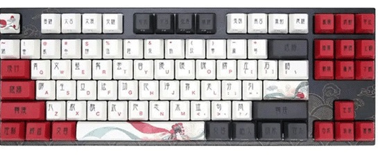 Varmilo MA87M V2 Peking Opera R2 EC Rose V2 Keyboard Cyrillic Black