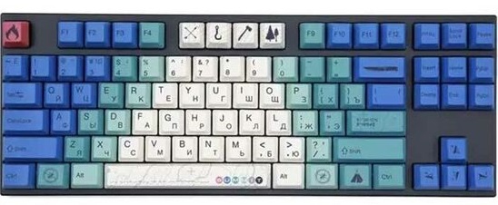 Varmilo MA87M V2 Summit R2 EC Daisy V2 Keyboard Cyrillic Black/Blue