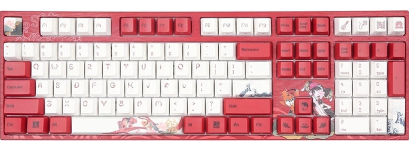 Varmilo VEM87 Koi Sakura EC V2 Keyboard EN/Cyrillic Red