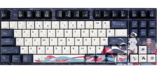 Varmilo VPE87 Jasmine Chang'e EC V2 Keyboard EN/Cyrillic Blue