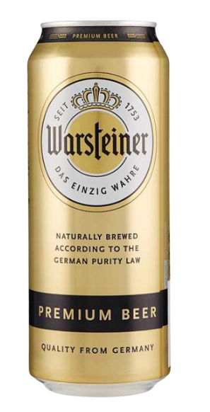 Warsteiner Premium, ლაგერი, გაფილტრული ლუდი, 500 მლ.