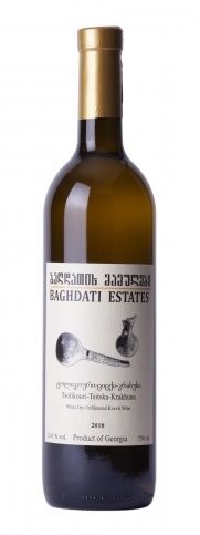 ბაღდათის მამულები, სეპაჟი, იმერული თეთრი, ჭურის მშრალი გაუფილტრავი ღვინო, 2020 წ.