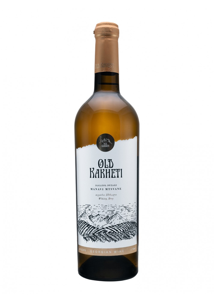 ძველი კახეთი, მანავის მწვანე, თეთრი მშრალი ღვინო, 2018 წ.