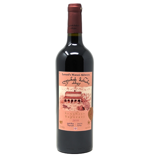 ლევანის მარანი ახმეტა, ქვევრის საფერავი, წითელი მშრალი ღვინო, 2019 წ.