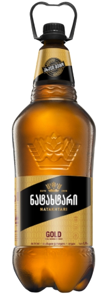 ნატახტარი Gold, ლაგერი, გაფილტრული ლუდი, 2.35 ლ.