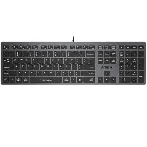 A4tech Fstyler FX50 Low Profile Scissor Switch Keyboard EN/Cyrillic Gray