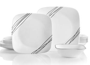 Corelle, სადილის ნაკრები Simple Lines Studio, 18 ცალი