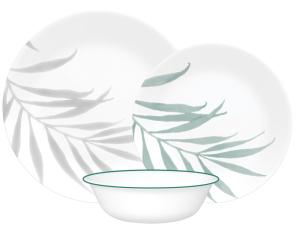 Corelle, თეფშების ნაკრები Solar Print, 12 ცალი