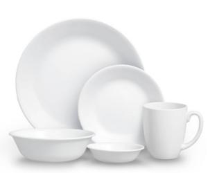 Corelle, თეფშებისა და ჭიქების ნაკრები Winter Frost, 20 ცალი