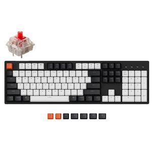 Keychron C2 104 Key Gateron G Pro Hot-Swap Black RGB Red Switch Black