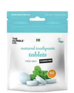 The Humble Co. Natural Fresh Mint კბილის პასტის ტაბლეტები 60 ცალი