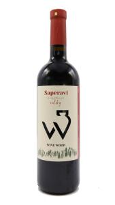 Wine Wood, საფერავი, ქვევრის წითელი მშრალი ღვინო, 2020 წ.