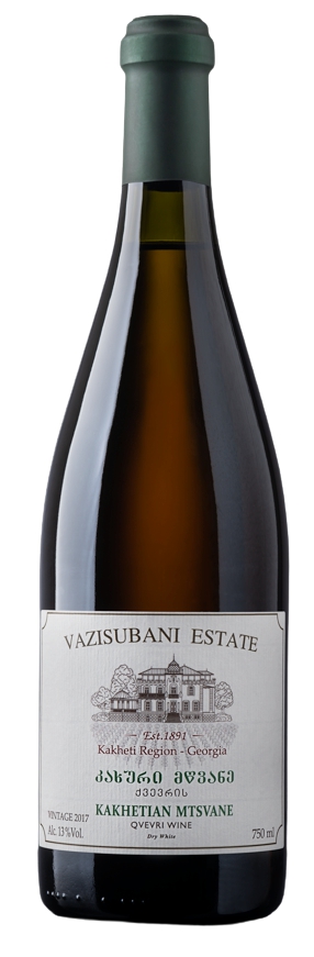 ვაზისუბნის მამული, კახური მწვანე, ქვევრის გაუფილტრავი ქარვისფერი მშრალი ღვინო, 2020 წ.