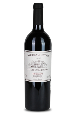 ვაზისუბნის მამული, მუკუზანი, საფერავი, კლასიკური წითელი მშრალი ღვინო, 2020 წ.