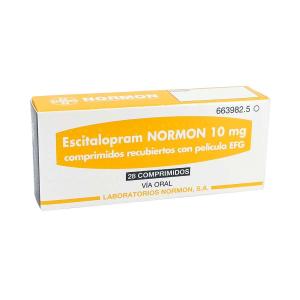 ESCITALOPRAM NORMON - ესციტალოპრამი-ნორმონი 10მგ 28 ტაბლეტი
