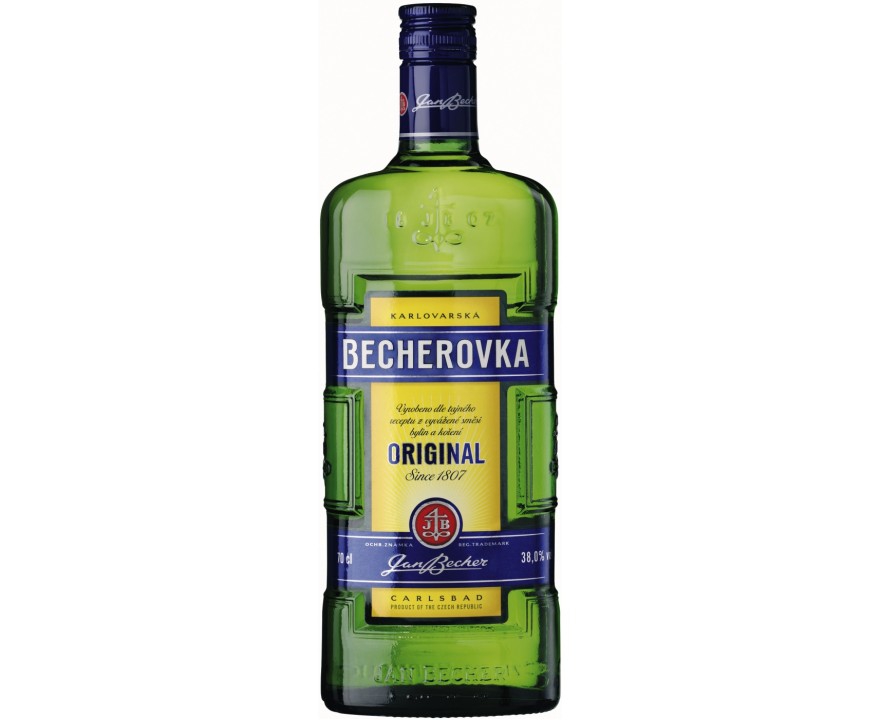 Becherovka, მცენარეული ლიქიორი, 700 მლ.