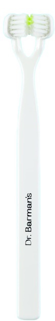 Dr. Barman's Superbrush Special Soft White Green კბილის ჯაგრისი 12+წ