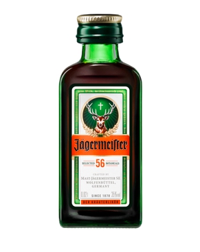 Jägermeister, მცენარეული ლიქიორი, 20 მლ.