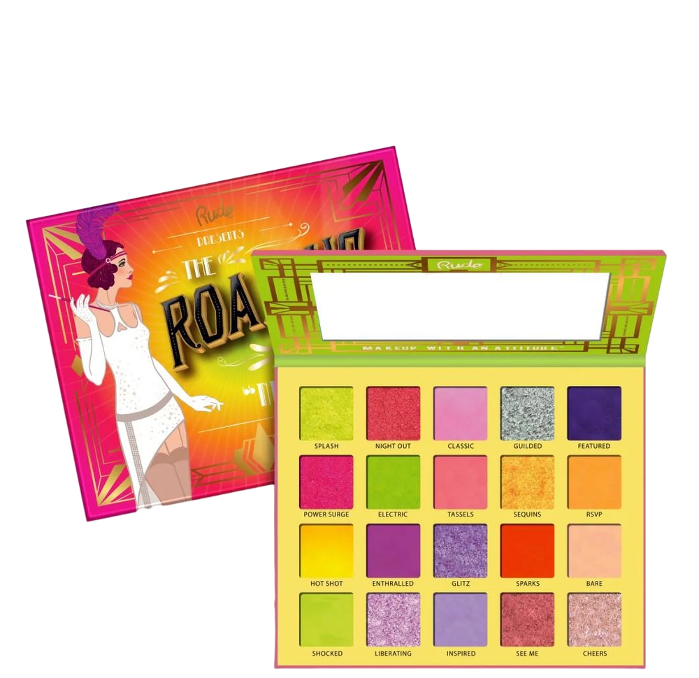 Rude Cosmetics The Roaring 20's Neons თვალის ჩრდილების პალიტრა