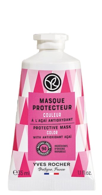 Yves Rocher Color ნიღაბი შეღებილი თმისთვის 2-1 30 მლ