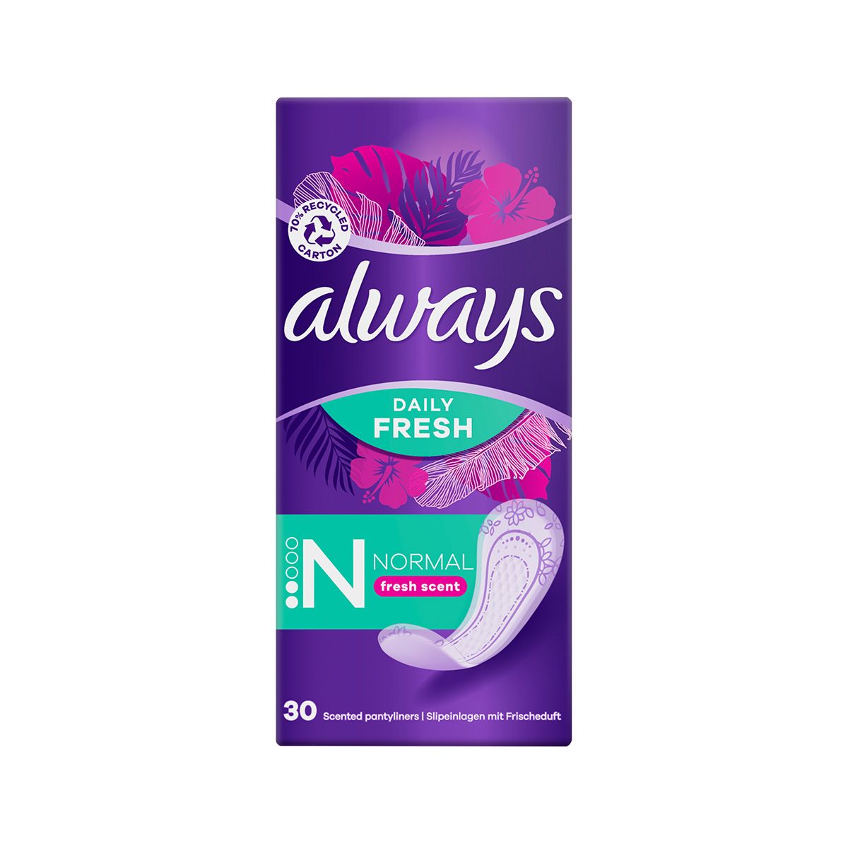 Always - ოლვეისი საფენი fresh 30 ცალი 3545