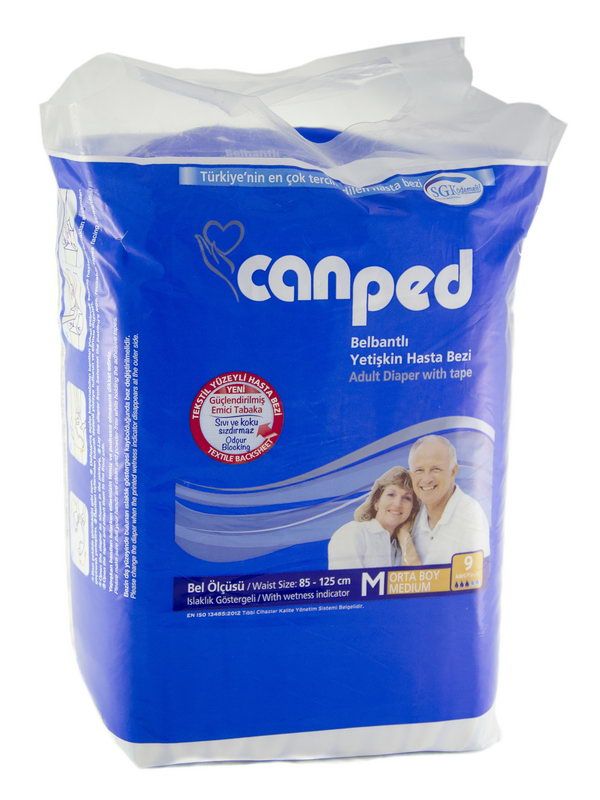 Canped - ქანპედი დიდების საფენი M 85-125 სმ 9 ც