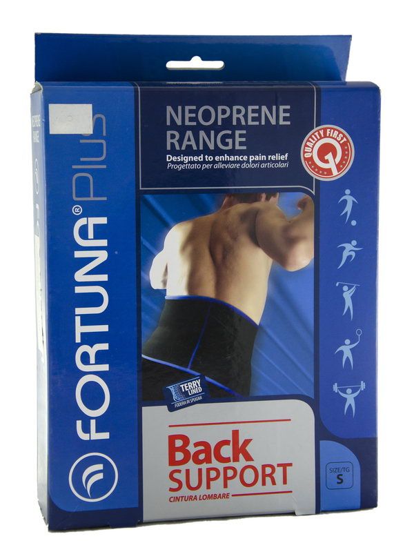 Fortuna plus - ფორტუნა პლიუსი ნეოპრენი წელის ქამარი-ზომა S