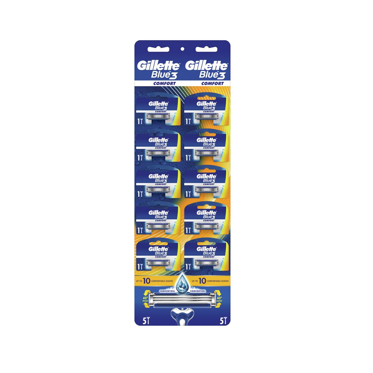 Gillette - ჯილეტი ერთჯერადი საპარსი 10 ცალი 3982/4088