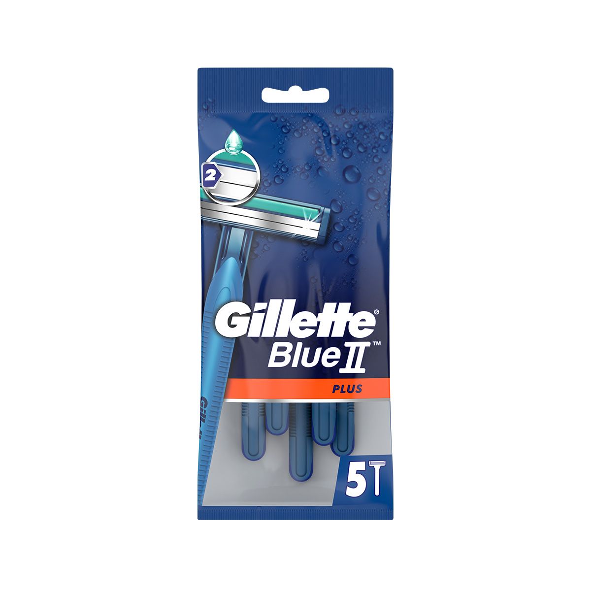 Gillette - ჯილეტი ერთჯერადი საპარსი ბლუ 2+ 5 ცალი 3254