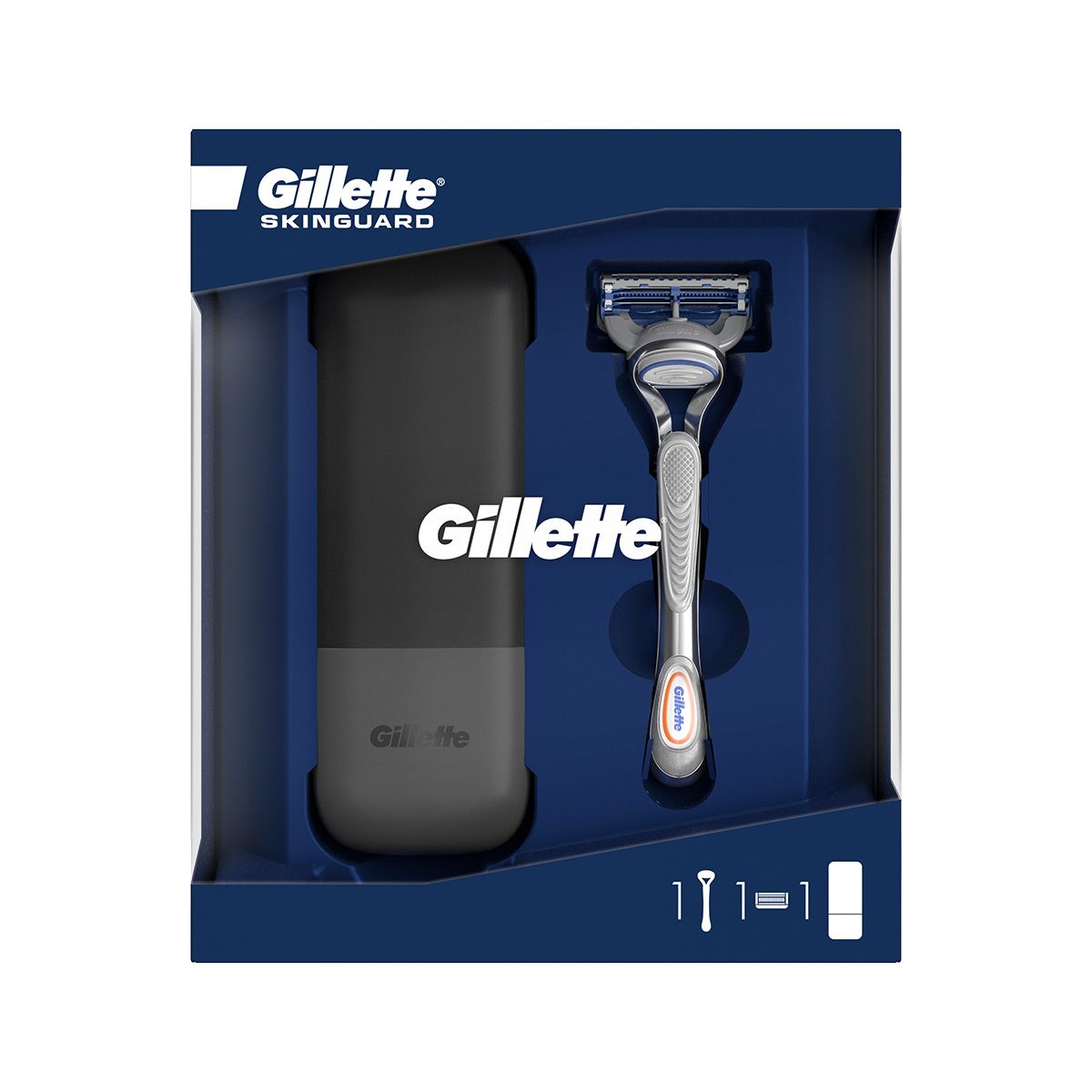 Gillette - ჯილეტი ნაკრები ფუჟენ პროგლაიდი 1 პირი + გელი 0870