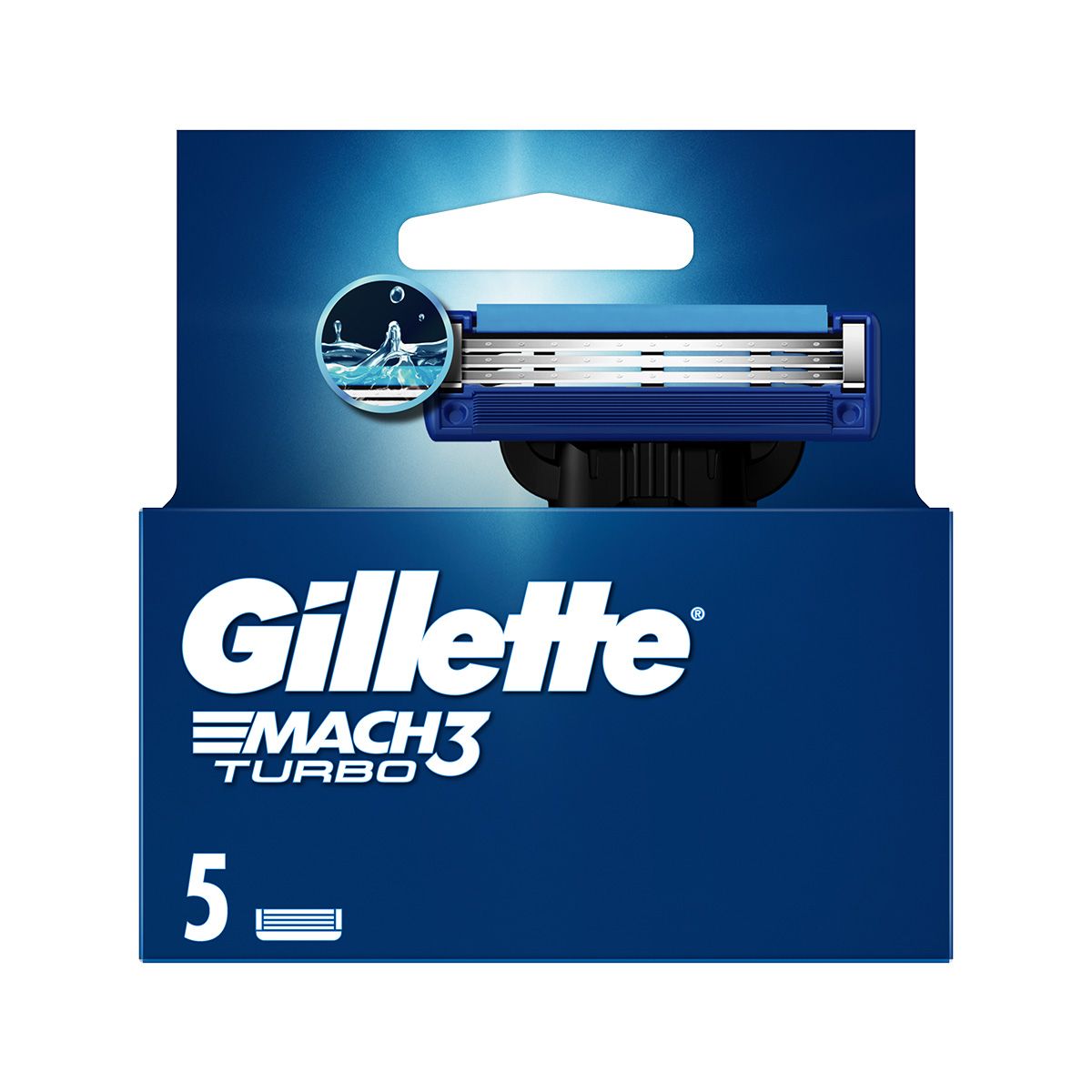 Gillette - ჯილეტი საპარსი მაჩ-3 ტურბო ალოე 5 ცალი 2344