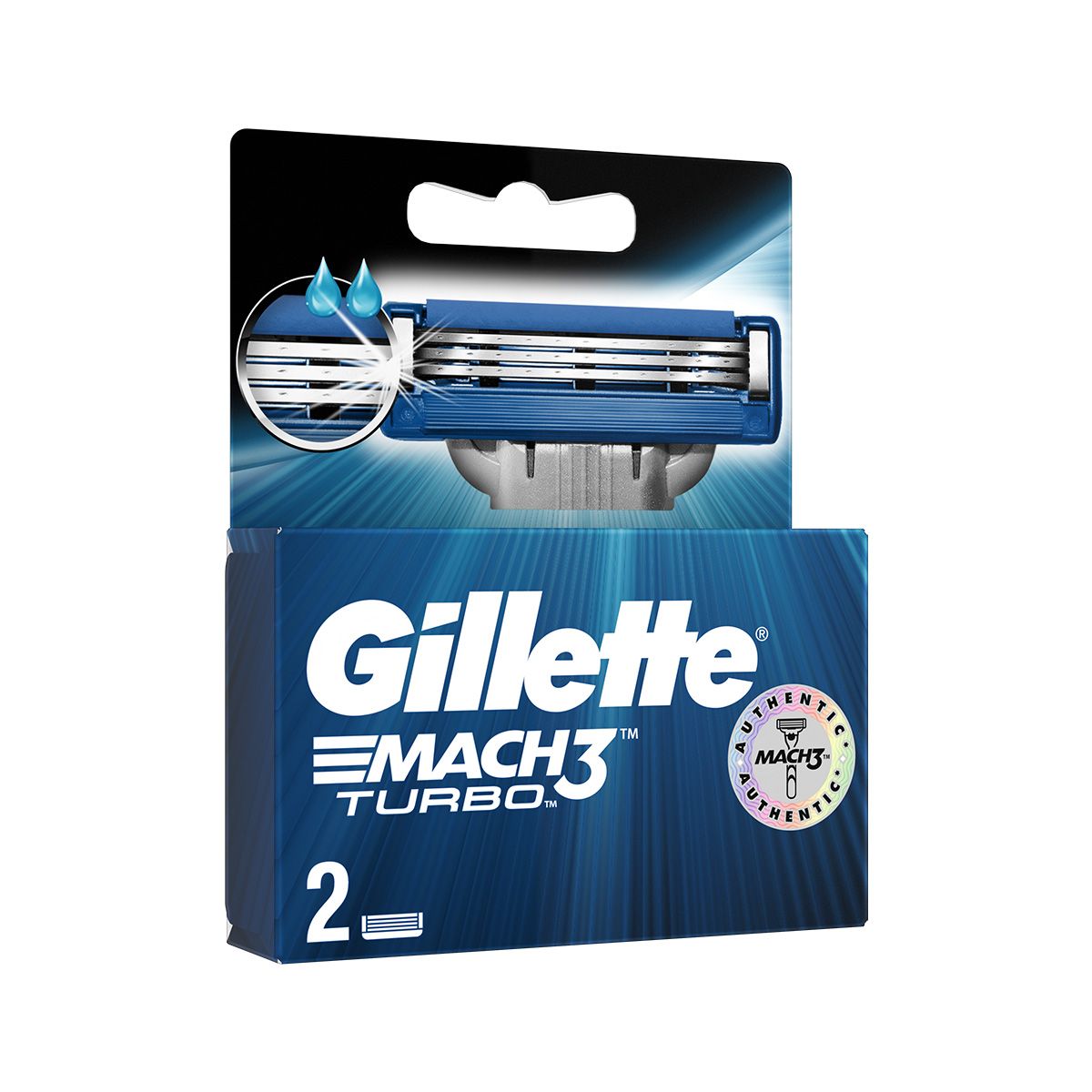 Gillette - ჯილეტი საპარსი პირი მაჩ-3 ტურბო 2 ცალი 5143