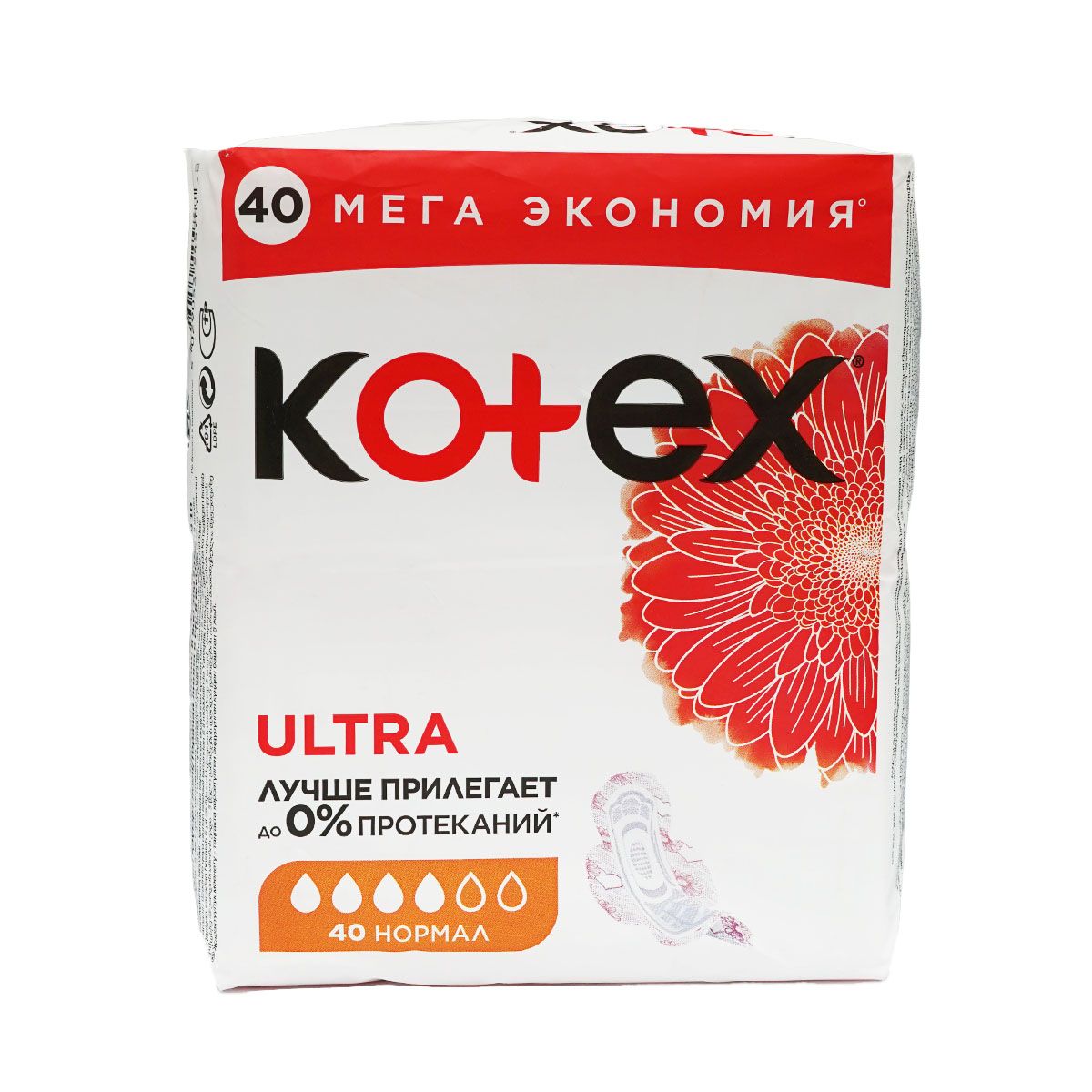 Kotex - კოტექსი საფენი ნორმალი ულტრა 40 ცალი 5707