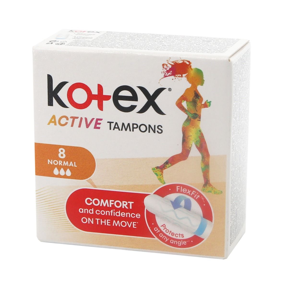 Kotex - კოტექსი ტამპონი აქტივი ნორმალი 8 ცალი 4517