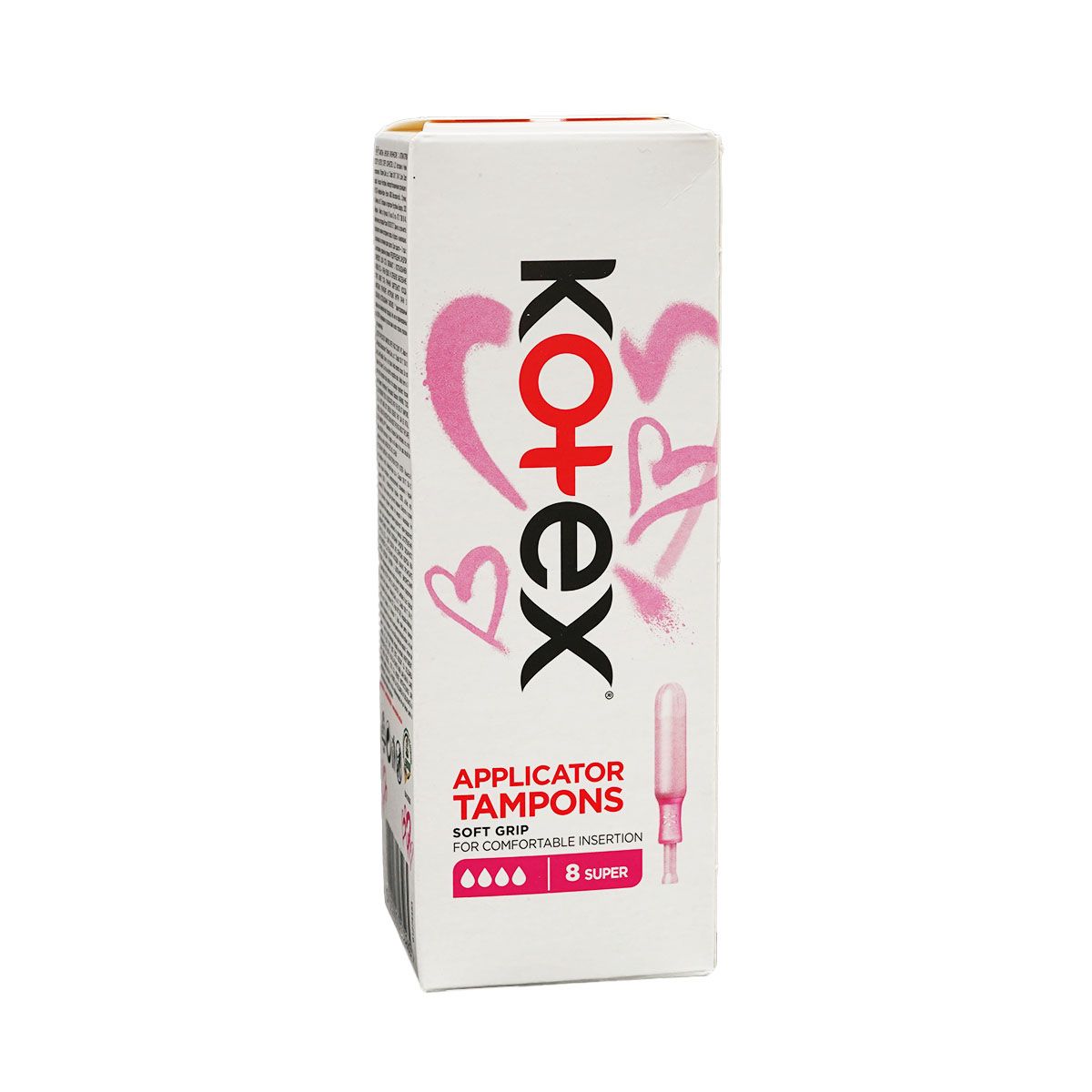 Kotex - კოტექსი ტამპონი სუპერი აპლიკატორით 8 ცალი 5265