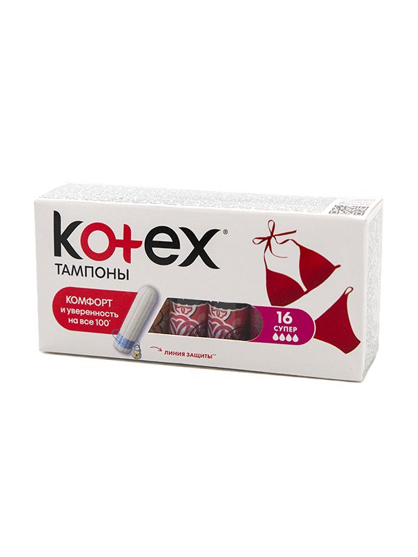 Kotex - კოტექსი ტამპონი ულტრა სორბი - სუპერი (16ც) 4572