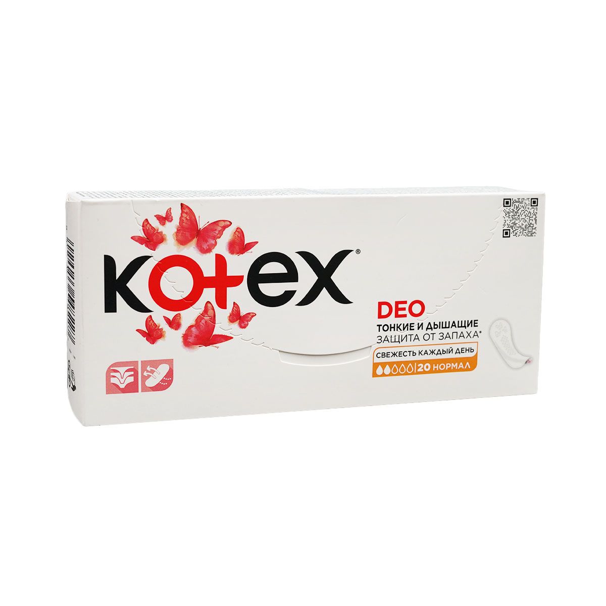 Kotex - კოტექსისაფენი ყოველდღიური ნორმალი 20 ცალი 8227