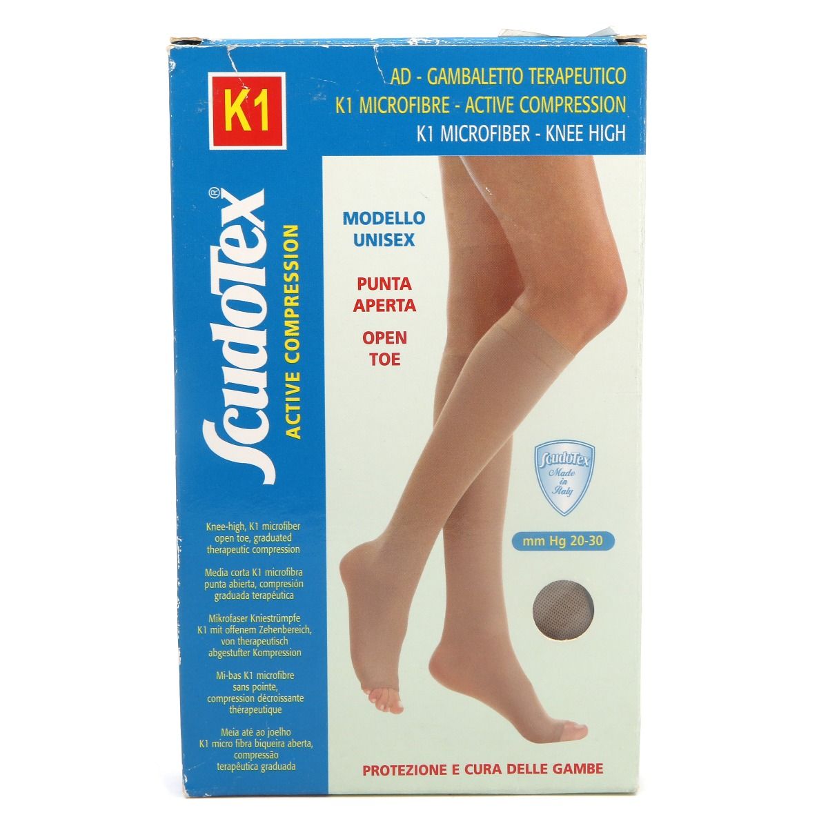 LUROPAS - ლუროპასი  ანტივარიკოზიული წინდა დაბალი II კომპრესია ბეჟი XL  2141